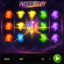 LikesBet - Starburst Slot Game - NetEnt